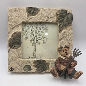 Boyds Bears Bearstone 27304 Autumn McBruin Season’s Change Frame Figurine 2000